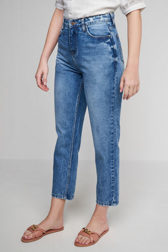 Light Blue Solid Straight Bottom, Light Blue, image 3